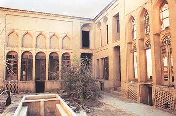 bigger courtyard of Mazar house