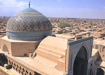 گنبد و ايوان مسجد جامع كبير يزد